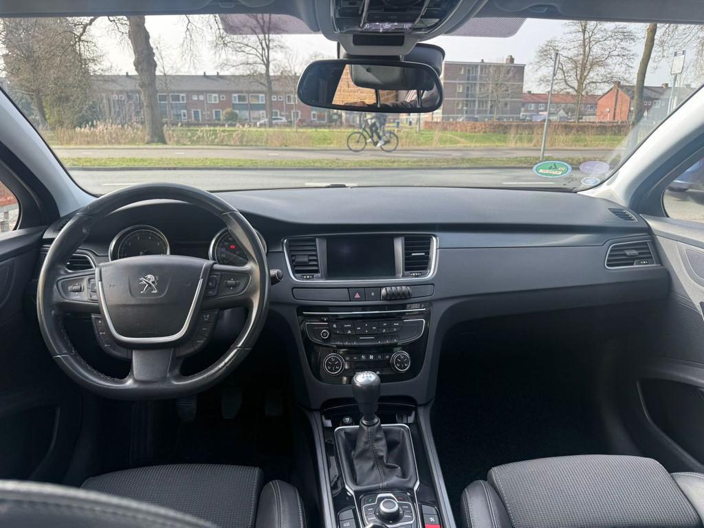 Peugeot 508 SW 1.6 THP Allure PANORAMADAK|NAVI|CRUISE|LMV|TR, Voorwielaandrijving, Zwart, Bruin, Origineel Nederlands