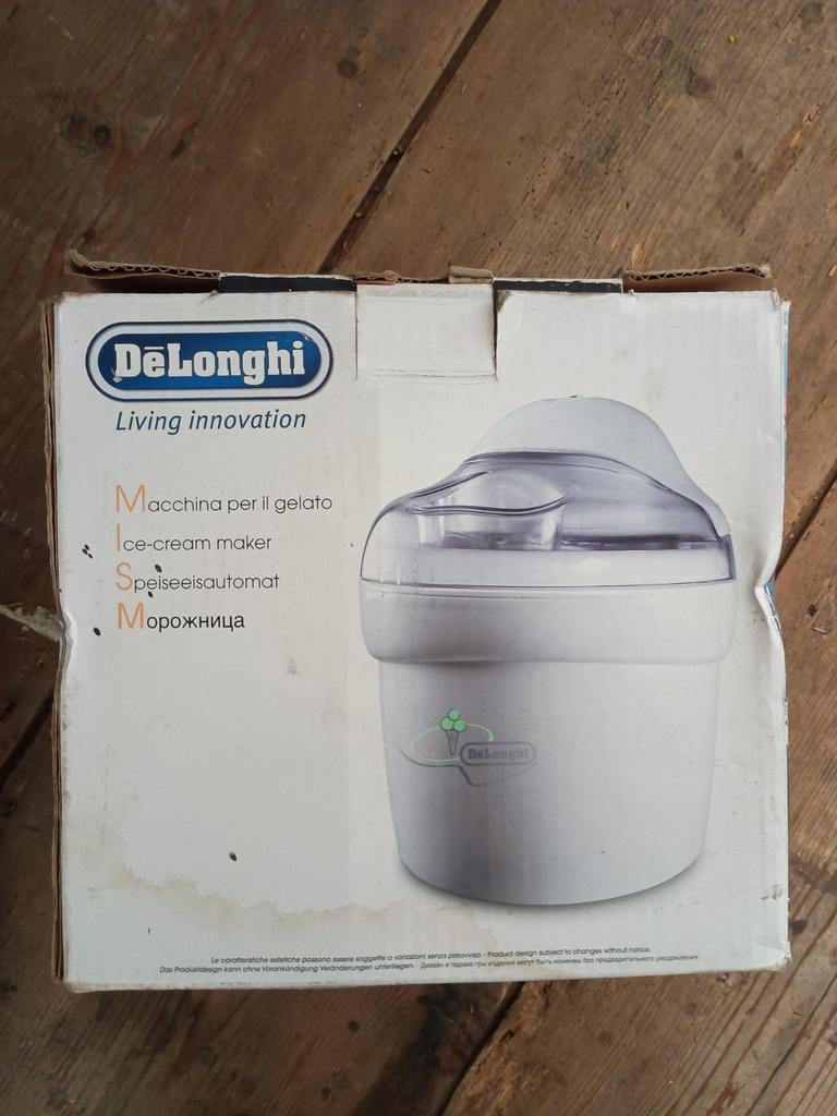 De’Longhi IC8500 ijsmachine, Ophalen of Verzenden, Zo goed als nieuw