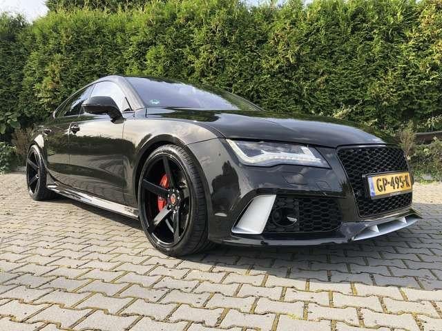 Audi A7 3.0 Tfsi 220KW Quattro S-tronic 2011 Bruin, Auto's, Zwart, 2995 cc, Bruin, 4 stoelen