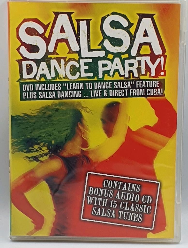 Salsa Dance Party! DVD + Bonus Audio CD - Leer Salsa Dansen, Gebruikt, Alle leeftijden, Boxset, Ophalen of Verzenden