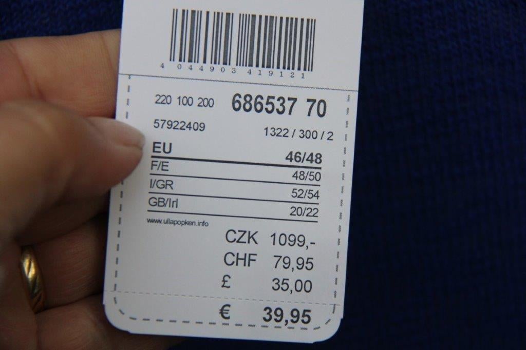 Vest blauw Ulla Popken mt 46/48 Nieuw Vaste prijs, Maat 46/48 (XL) of groter, Nieuw, Ulla Popken, Verzenden