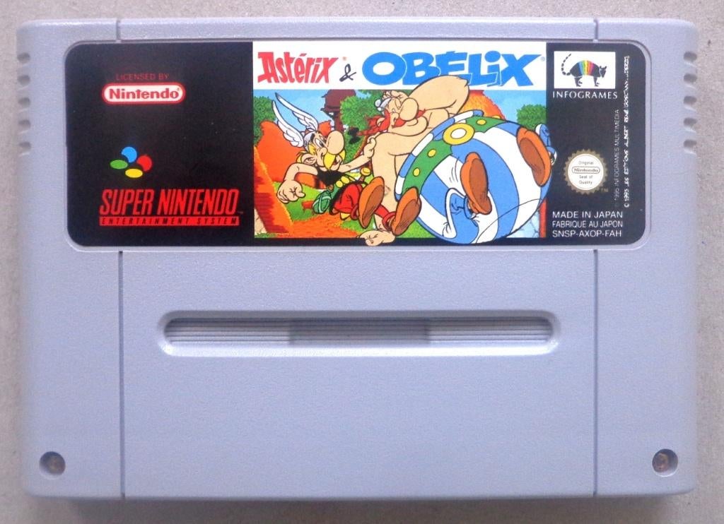 Asterix & Obelix voor de Europese Super Nintendo, Spelcomputers en Games, Games | Nintendo Super NES, Avontuur en Actie, Gebruikt