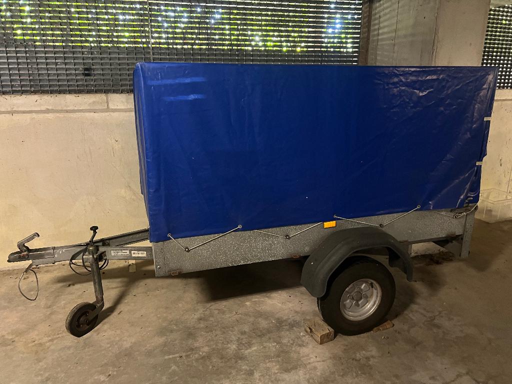 STEMA aanhanger 750kg met huif – nette staat, Auto diversen, Ophalen of Verzenden, Gebruikt