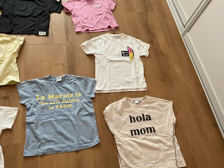 Meisjes t-shirt te koop van ZARA diverse maten, Kinderen en Baby's, Kinderkleding | Kinder-kledingpakketten, Zo goed als nieuw
