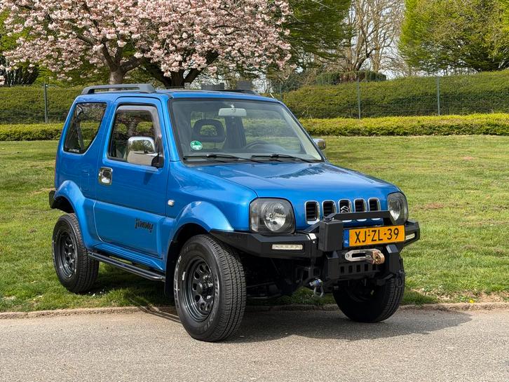 Suzuki Jimny 1.3 JX 4WD 1999 Blauw, Auto's, Suzuki, Particulier, Jimny, 4x4, Benzine, SUV of Terreinwagen, Handgeschakeld, Origineel Nederlands
