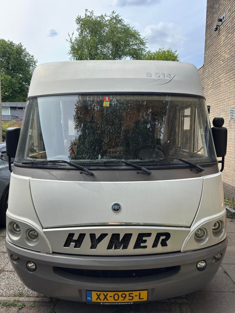 Hymer B514 camper (2006) XXL Garage, Caravans en Kamperen, Integraal, Ringverwarming, Fiat, 7 tot 12 maanden geleden