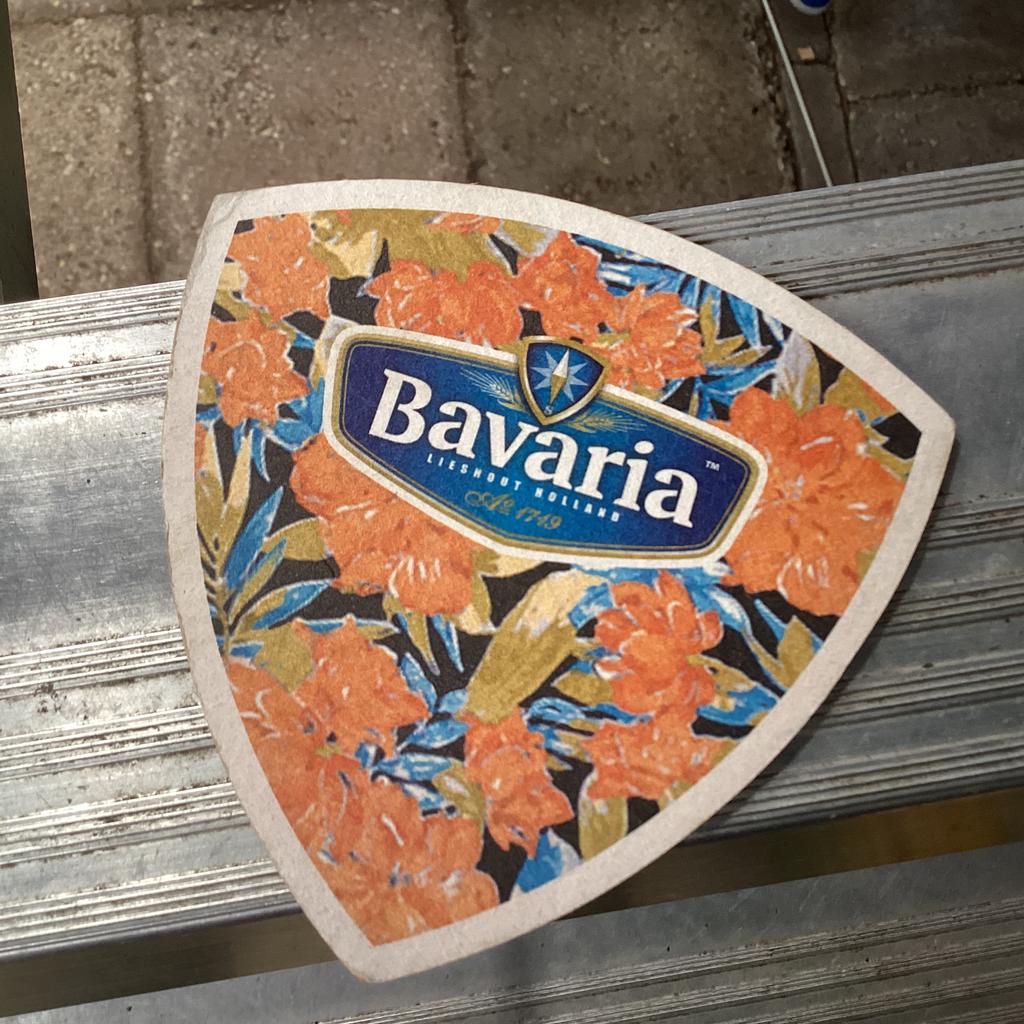 Bavaria bierviltje, Ophalen of Verzenden, Zo goed als nieuw, Viltje(s), Bavaria