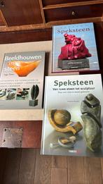 Speksteen-van ruwe steen tot sculptuur-beeldhouwen in steen, Ophalen of Verzenden, Zo goed als nieuw, B. Masloh