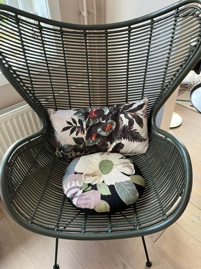 Egg Chair HK Living, Huis en Inrichting, Ophalen, Minder dan 75 cm, Zo goed als nieuw, 75 tot 100 cm