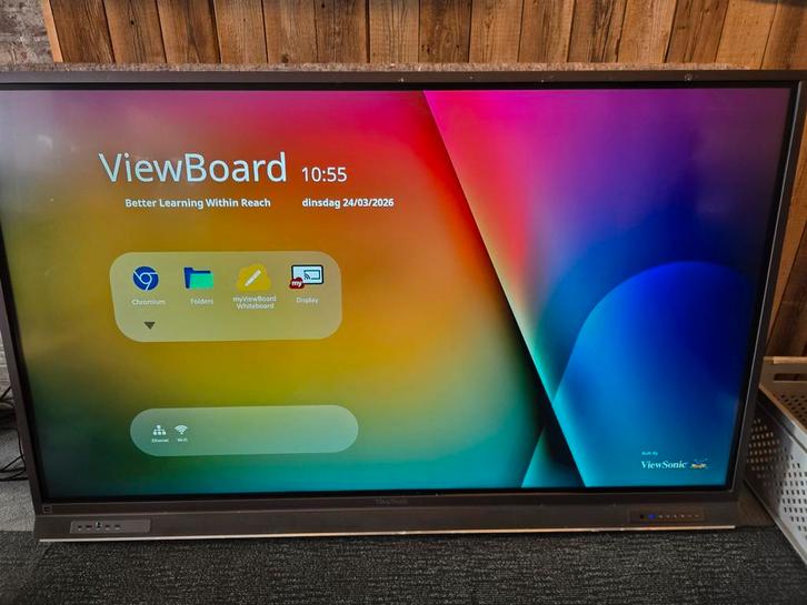 Digibord Viewsonic interactief scherm digitaal infoscherm, Diversen, Schoolbenodigdheden, Gebruikt, Ophalen