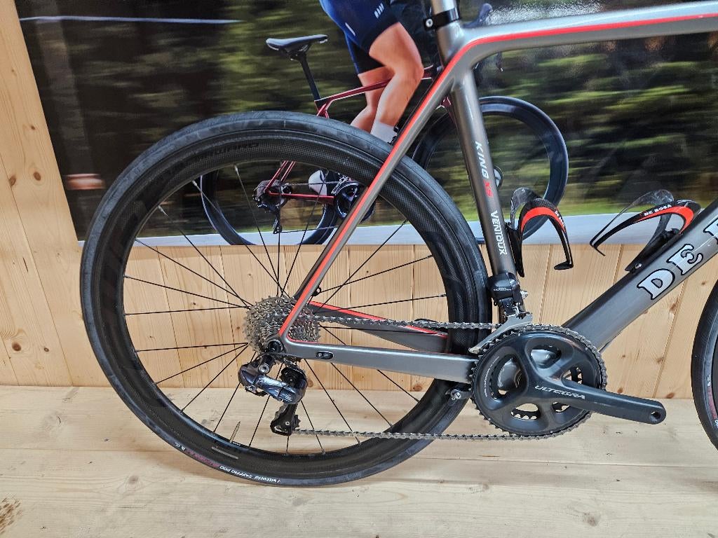De Rosa Ventoux Full Carbon Shimano Ultegra DI2 2x11 56cm, Fietsen en Brommers, Carbon, Zo goed als nieuw, Meer dan 20 versnellingen