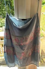 Gevoerde stroken rok bloemetjes blauw Vero Moda maat 42, Blauw, Maat 42/44 (L), Ophalen of Verzenden, Zo goed als nieuw