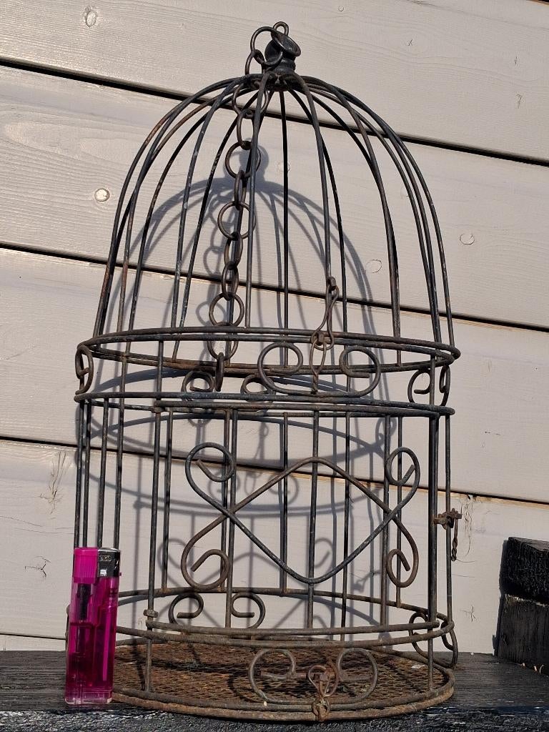 Vintage Metaal Vogelkooi Decor, Ophalen of Verzenden