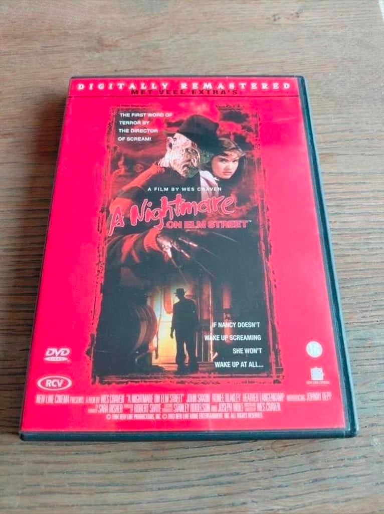 Nightmare on Elm Street 1 dvd. Wes Craven. Johnny Depp., Cd's en Dvd's, Dvd's | Horror, Zo goed als nieuw, Slasher, Vanaf 16 jaar