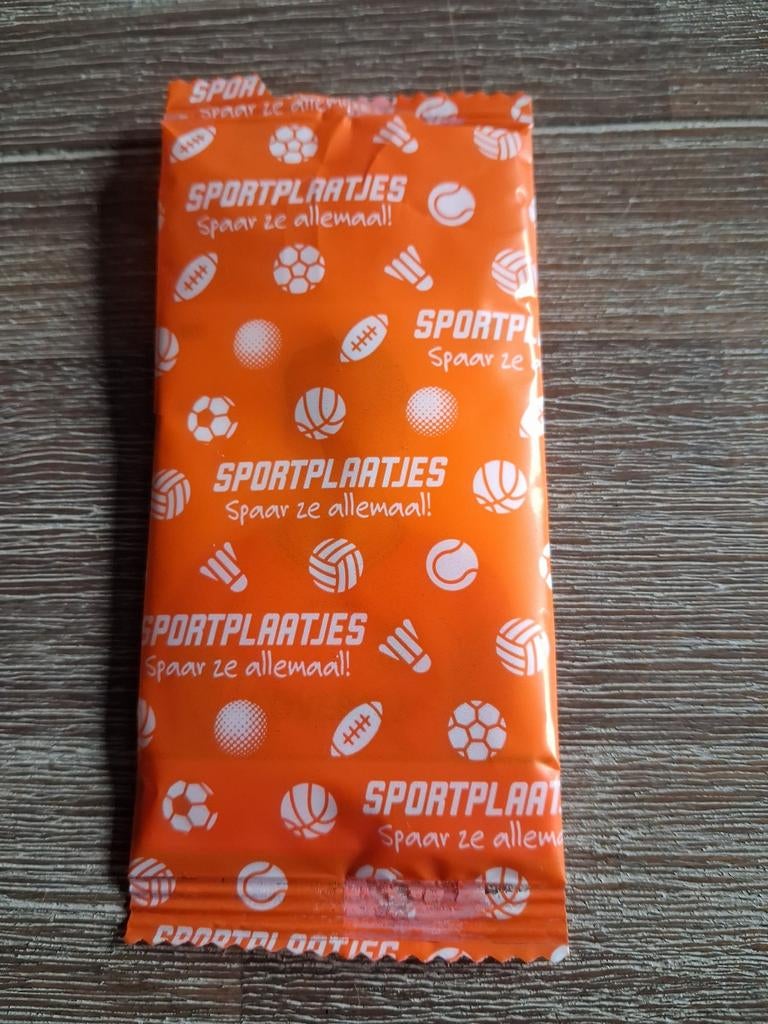 1 geopend pakje voetbalplaatjes sparta Nijkerk, Albert Heijn, Ophalen