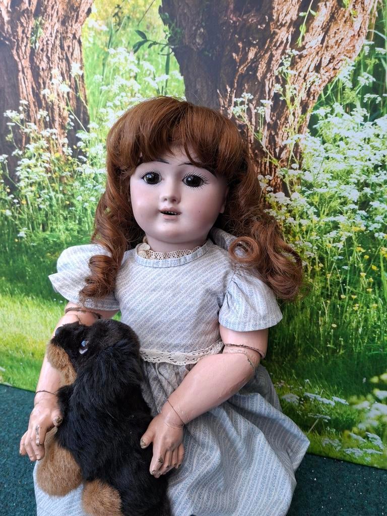 Antieke pop Eden Bebe 10, Ophalen of Verzenden, Gebruikt, Overige typen