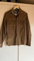 G-Star RAW Corduroy Overhemd Maat S/M - Bruin, Ophalen of Verzenden, Zo goed als nieuw, Maat 36 (S), Bruin