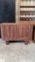 Dressoir mangohout 110x40x80 cm, Ophalen, 100 tot 150 cm, Nieuw, 25 tot 50 cm