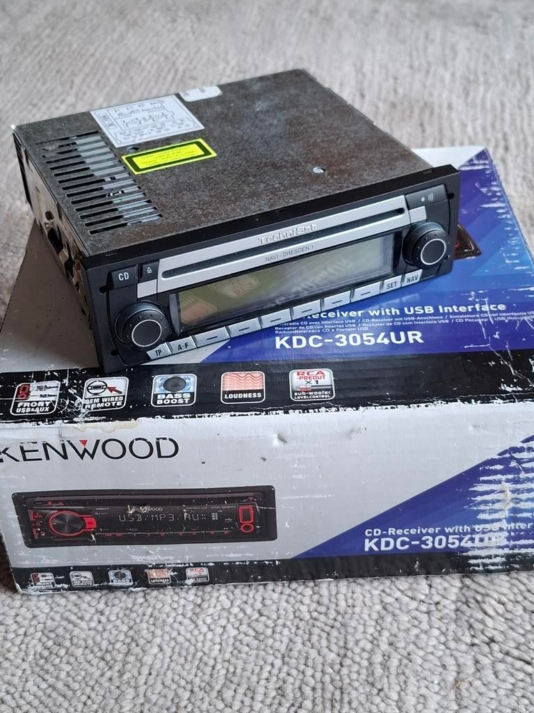 Kenwood USB Autoradio KDC-3054UR - Zo goed als nieuw, Auto diversen, Ophalen of Verzenden, Zo goed als nieuw