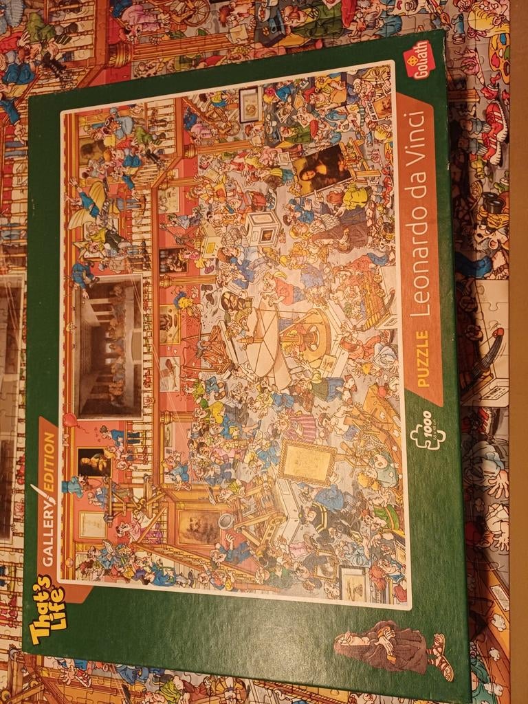 That's Life Gallery Edition Leonardo da Vinci 1000 stukjes, Hobby en Vrije tijd, Ophalen of Verzenden, 500 t/m 1500 stukjes, Zo goed als nieuw