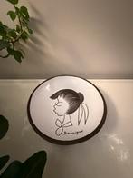 Keramiek jaren 60 wandbordje, Ophalen of Verzenden