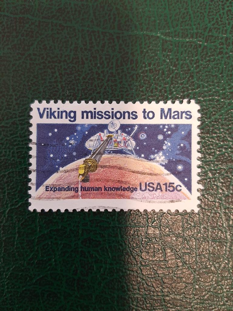 USA ruimtevaart Mars, Postzegels en Munten, Verzenden, Gestempeld, Noord-Amerika