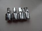 inbus 6 doppen 4 4,5 5 5,5 11 aandrijving 1/4, Ophalen of Verzenden, Zo goed als nieuw