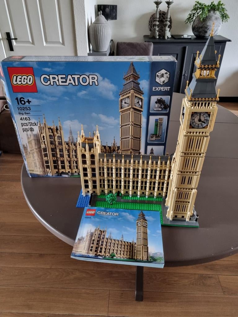 Architectuur Big Ben 4163 stuks nummer 10253., Hobby en Vrije tijd, Modelbouw | Overige, Ophalen, Zo goed als nieuw, Groter dan 1:32