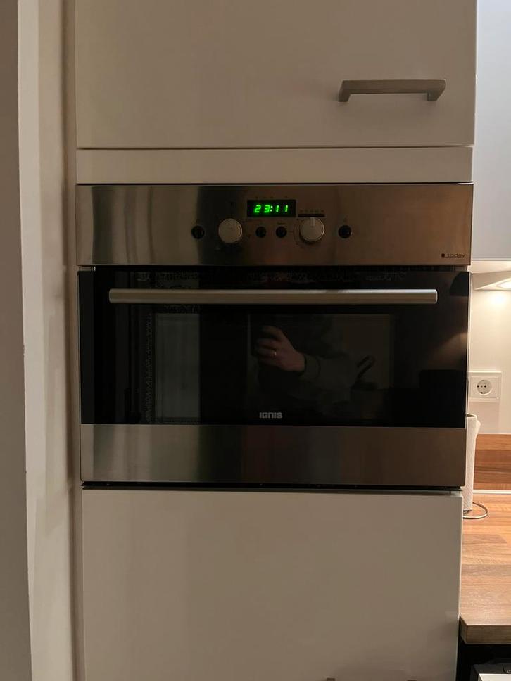 Ignis combimagnetron, Witgoed en Apparatuur, Magnetrons, Gebruikt, Inbouw, Combimagnetron, 45 tot 60 cm, Oven, Draaiplateau, Ophalen