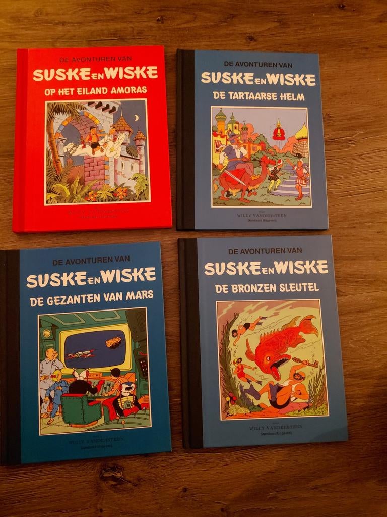 Suske en Wiske - 4 klassieke albums, Meerdere stripboeken, Ophalen of Verzenden, Zo goed als nieuw, Willy Vandersteen