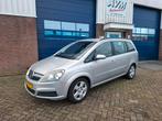 Opel Zafira 1.8 2005 7 Persoons Airco Navi Cruise Control, Auto's, 4 cilinders, Origineel Nederlands, Grijs, 1403 kg