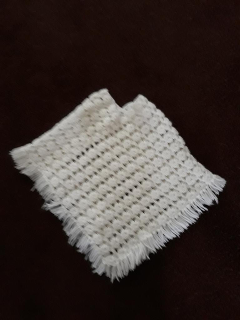 Zgan handgemaakte poncho maat 74, Kinderen en Baby's, Babykleding | Maat 74, Overige typen, Meisje, Handgemaakt, Ophalen of Verzenden