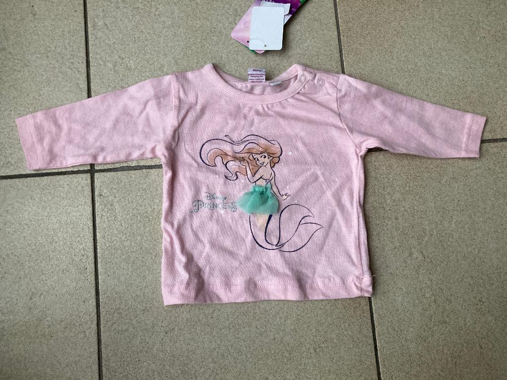 Nieuw Disney Shirt ' De kleine zeemeermin ' Maat 68, Ophalen of Verzenden, Nieuw, Meisje, Shirtje of Longsleeve