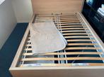 Licht bruin Ikea Malm bed. Afleveren mogelijk, Gebruikt, Bruin, Tweepersoons, 200 cm