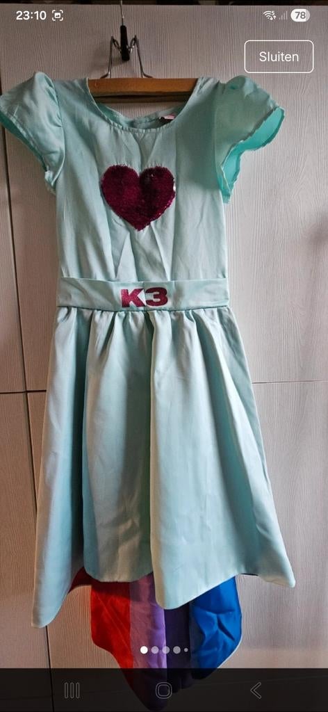 Nieuw K3 jurk Love Boat maat 152, Meisje, K3, Nieuw, Ophalen of Verzenden