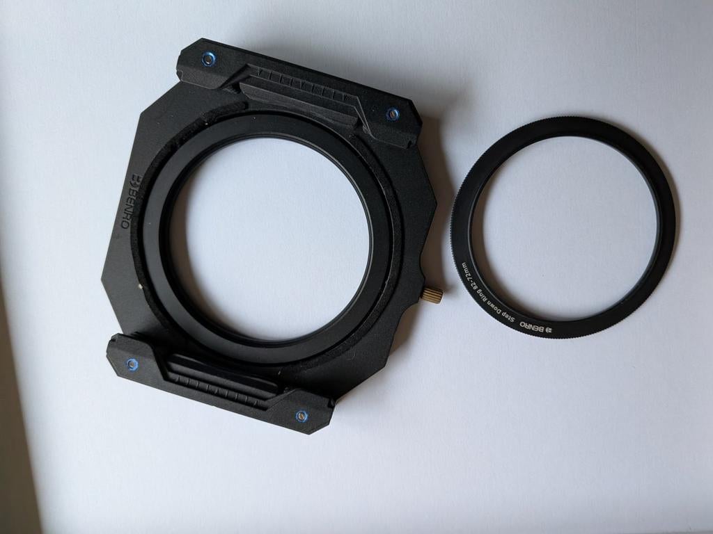 Benro filterhouder met 82-72mm verloopring, Overige merken, Gebruikt, Overige typen, Ophalen of Verzenden