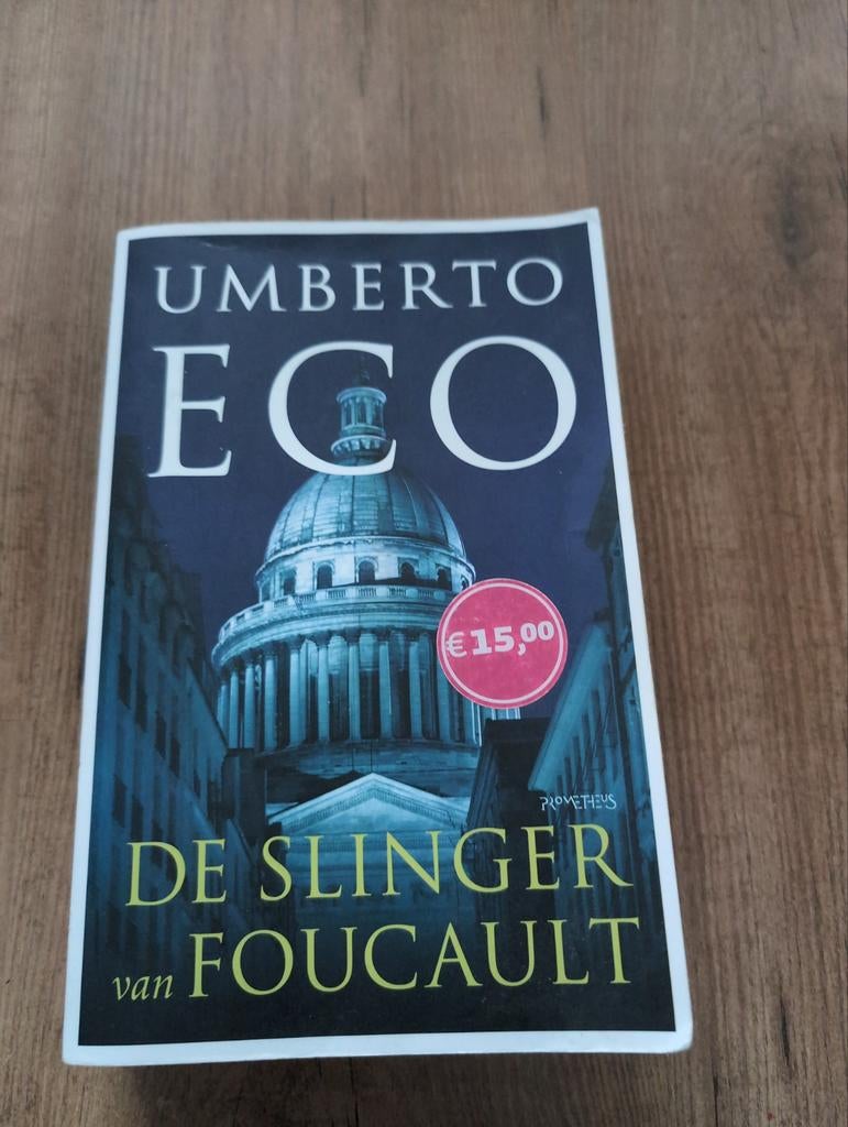 De Slinger van Foucault - Umberto Eco (28ste druk), Ophalen of Verzenden, Gelezen, Umberto Eco, Nederland