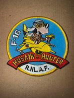 F-16 Husayn-Hunter R.N.L.A.F. Patch, Verzenden, Luchtmacht, Nederland, Embleem of Badge