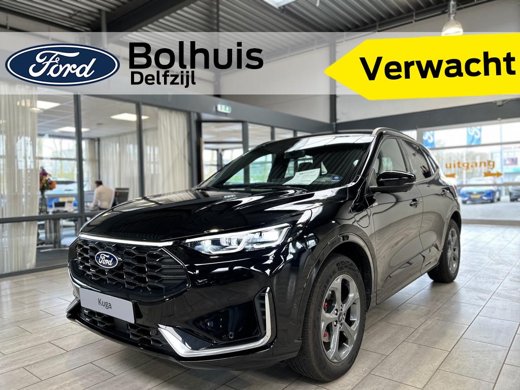 Ford Kuga 2.5 PHEV 243 pk ST-Line X I AGR stoelen I Adapt Cr, Gebruikt, Zwart, Zwart, Bedrijf