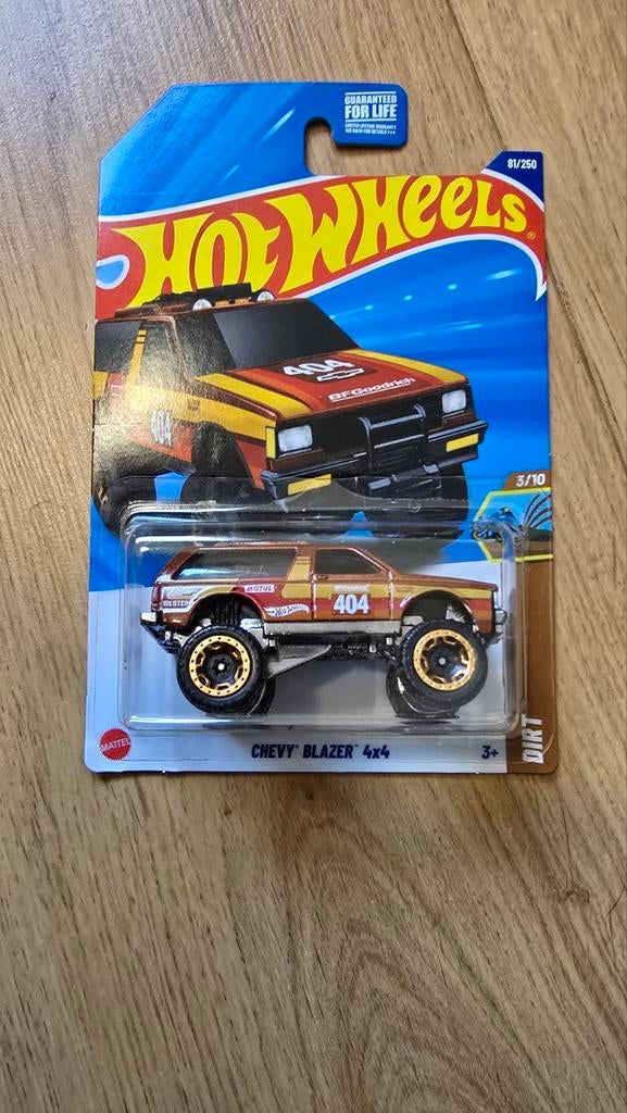 Hot Wheels Chevy Blazer 4x4 - Nieuw in verpakking, Ophalen of Verzenden, Nieuw