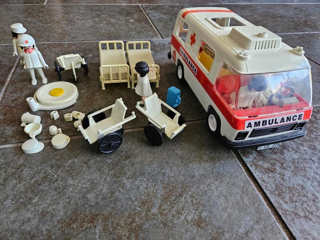 Playmobil Ambulance en Ziekenhuis Set - Gebruikt, Ophalen of Verzenden, Gebruikt, Jongen of Meisje