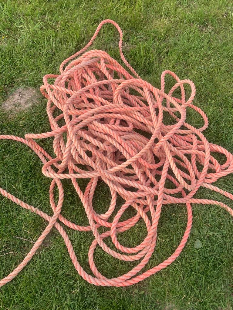 Lang dik touw, Ophalen, Gebruikt