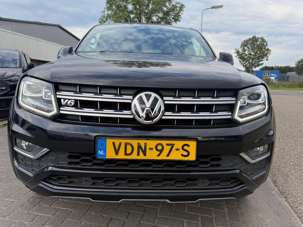 Volkswagen Amarok 3.0 TDI 4Motion DC Aventura V6 258Pk 5Pers, Auto's, Lichtsensor, Gebruikt, Zwart, Bedrijf