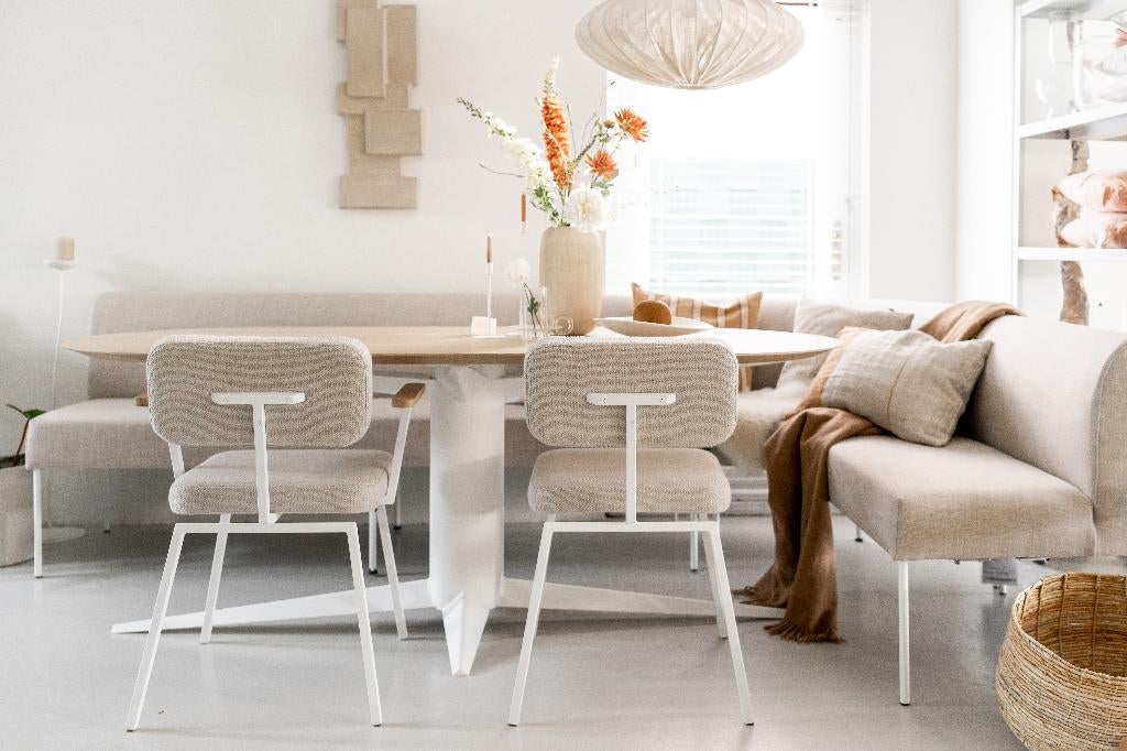 Jump en Wave tafel Seuren 100x230 cm, Huis en Inrichting, Tafels | Eettafels, Ophalen, Gebruikt, 200 cm of meer, 50 tot 100 cm