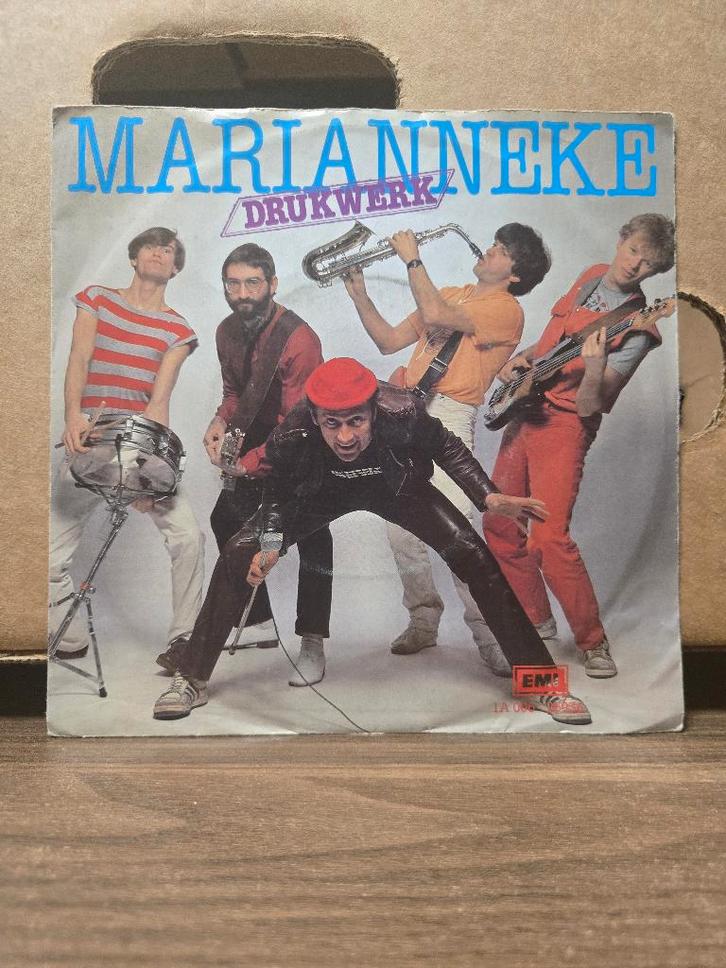 Drukwerk - Marianneke, Cd's en Dvd's, Vinyl Singles, Zo goed als nieuw, Single, Pop, 7 inch, Ophalen of Verzenden