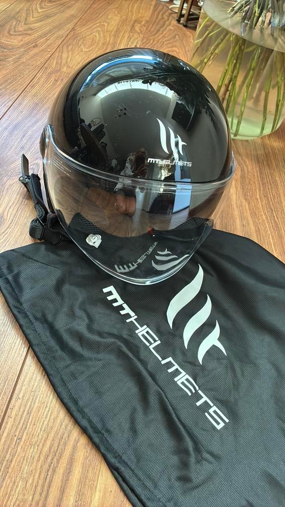 MTHELMETS , helm , scooter helm z.g.a.n., Ophalen of Verzenden, Zo goed als nieuw, Large