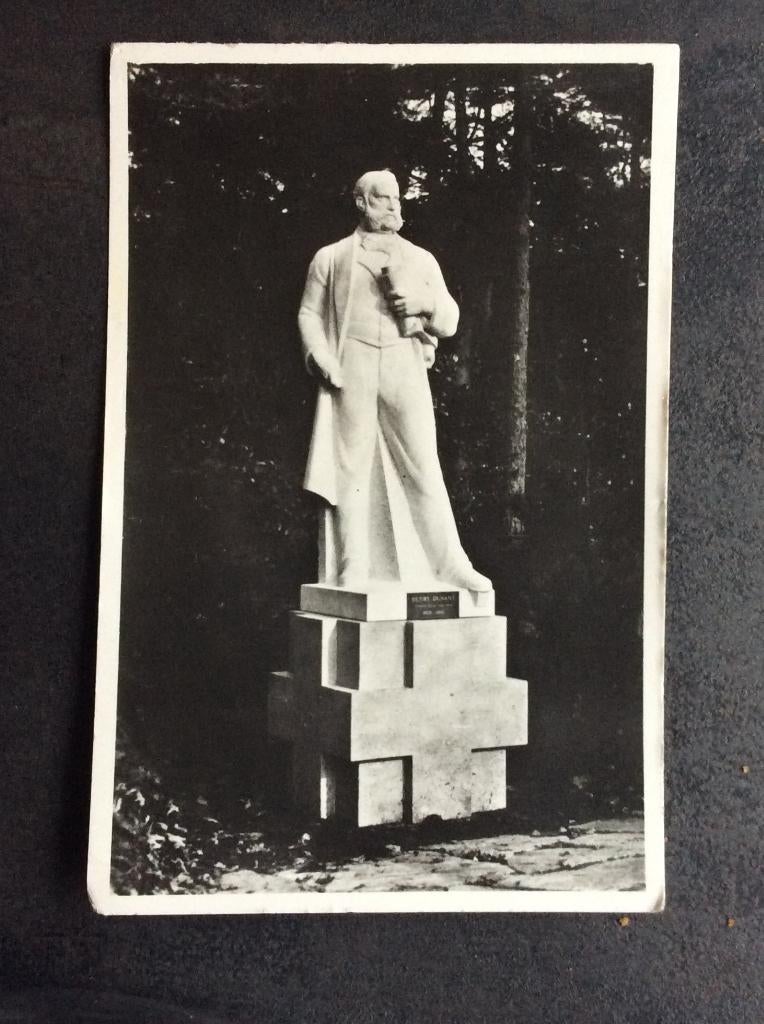Zeist, Standbeeld Henry Dunant, Ophalen of Verzenden, 1960 tot 1980, Ongelopen, Utrecht