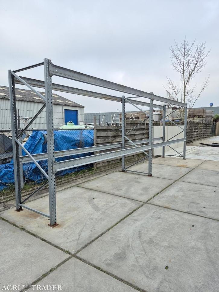 Gegalvaniseerde stelling 7.20 x 2.45 x 1.10m, Zakelijke goederen, Kantoor en Winkelinrichting | Magazijn, Stelling en Opslag