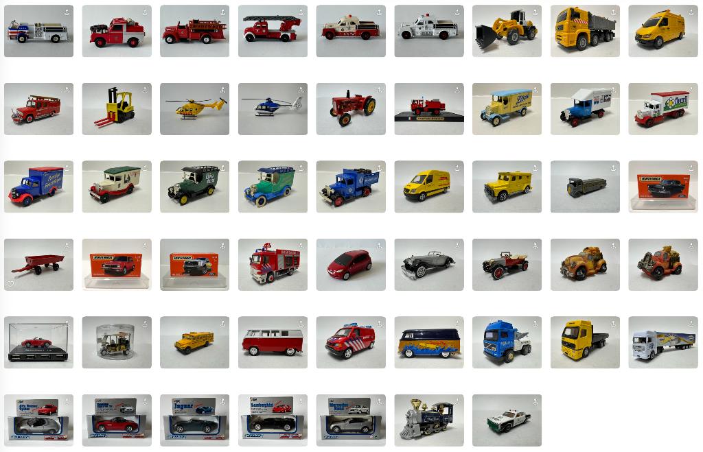 Modelauto’s: o.a. Corgi, Dickie Toys, Lledo, Matchbox, Welly, Ophalen of Verzenden, Gebruikt, Auto