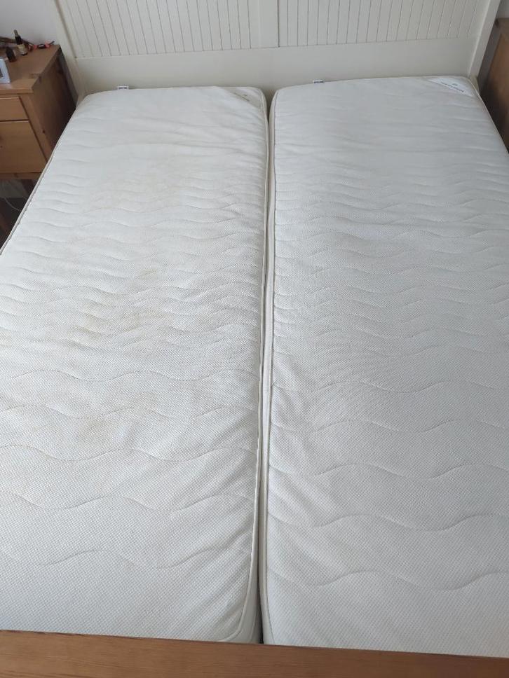 Twee 1 pers. springveer matrassen, Huis en Inrichting, Slaapkamer | Matrassen en Bedbodems, Gebruikt, Matras, 80 cm, 200 cm, Eenpersoons